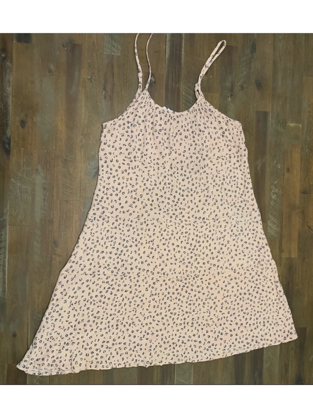 ✅ Pink Rose animal print sundress or cover up